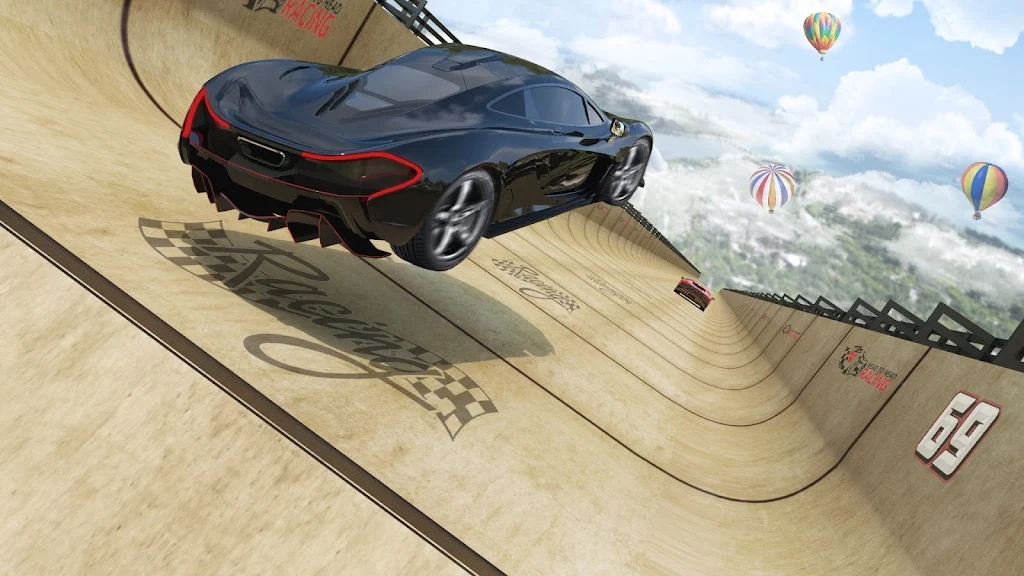 超级汽车特技比赛3D游戏截图