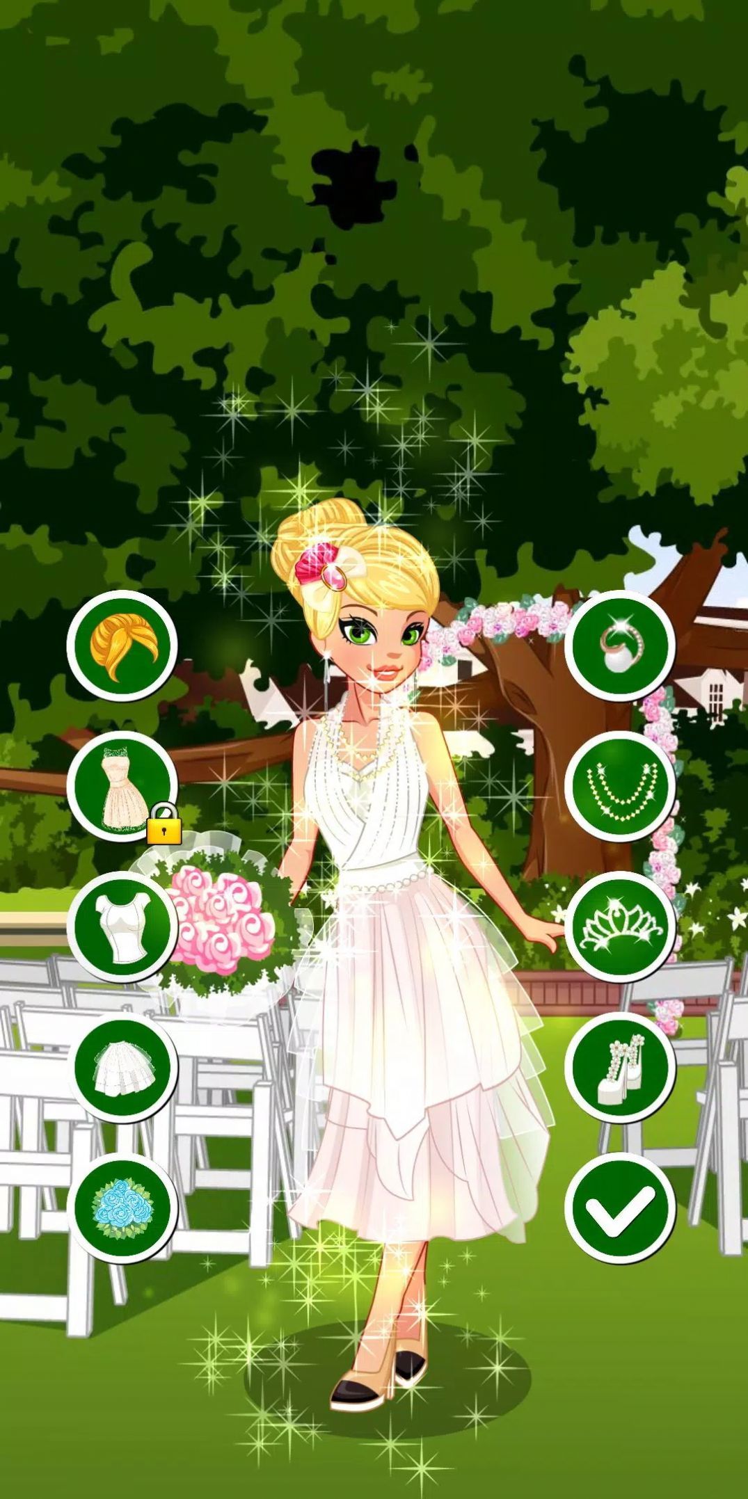 梦幻新娘换装(Dream Bride Dress Up)游戏截图