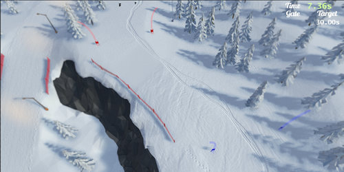 高山冒险滑雪游戏截图