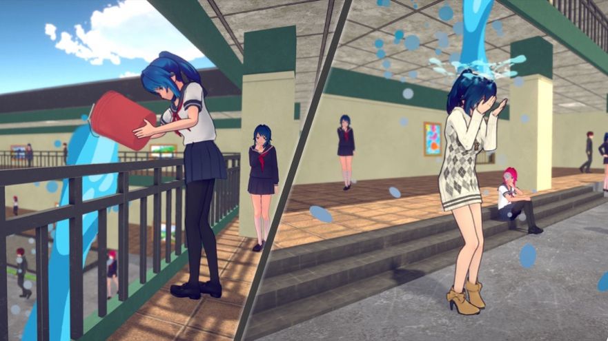 动漫高学校女孩生活3D游戏截图