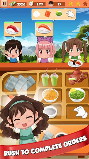 寿司餐厅厨师热潮游戏截图