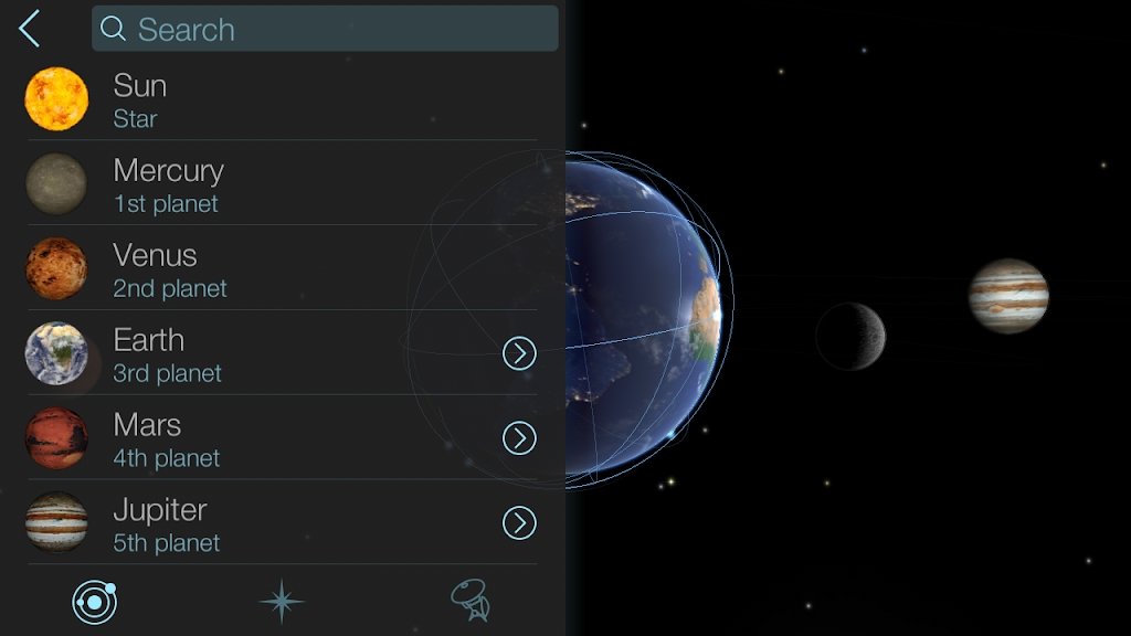 太阳系和宇宙模拟器游戏截图
