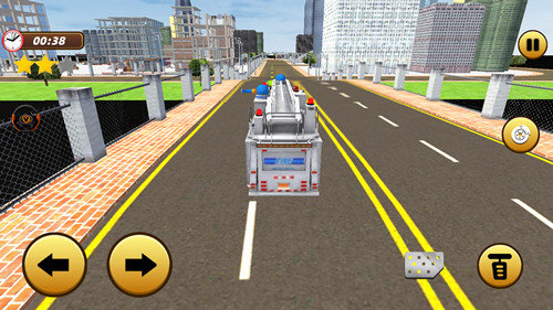 消防车模拟救援游戏截图