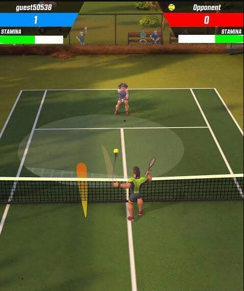 网球大赛自由运动游戏截图