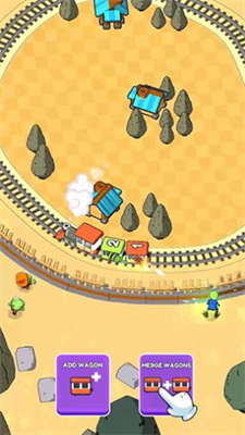 合并火车防御游戏截图