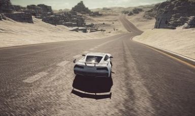 真实沙漠赛车游戏截图