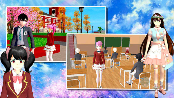 樱花世界模拟校园游戏截图